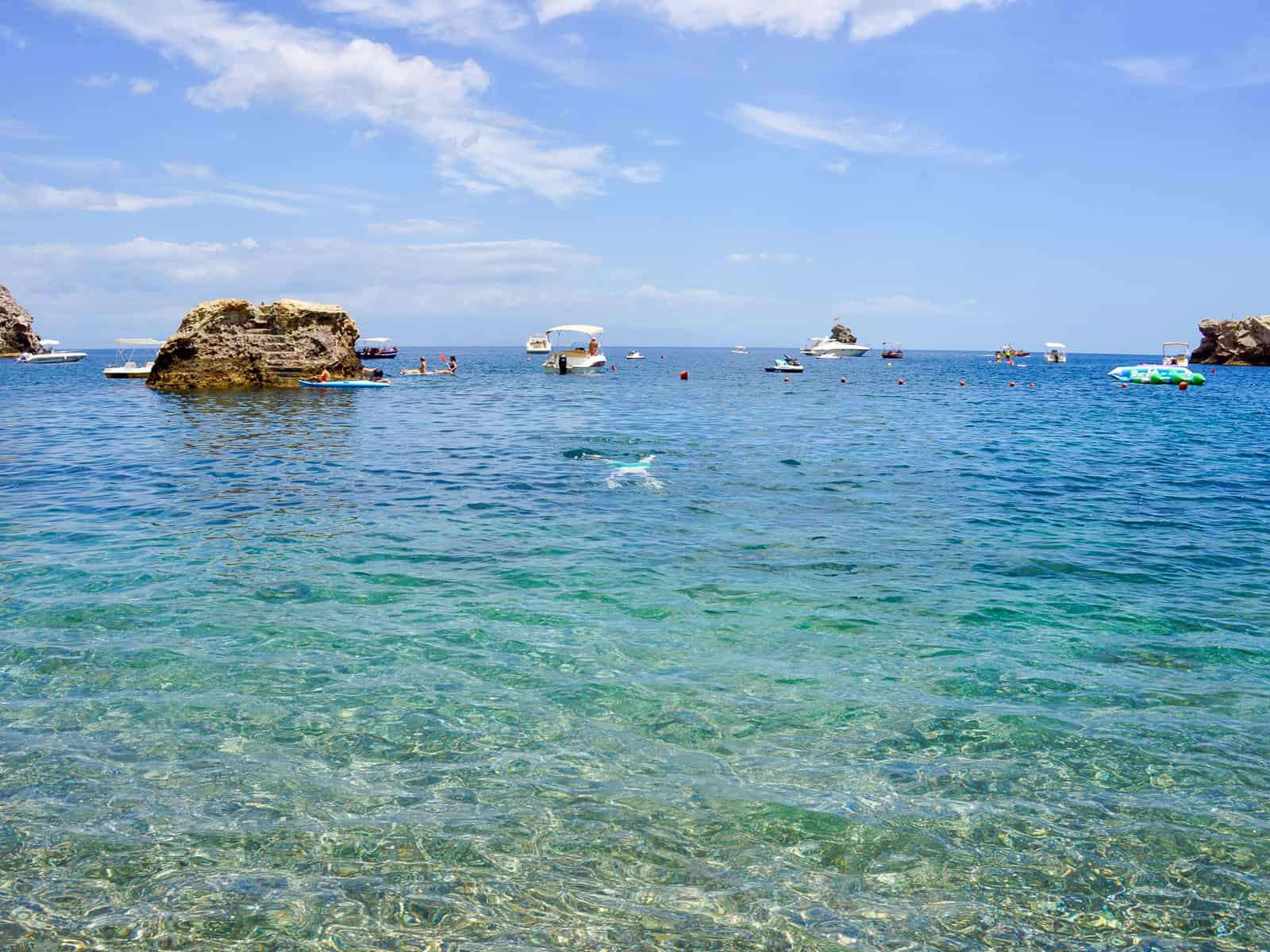 taormina beach - travel guide sicily east coast