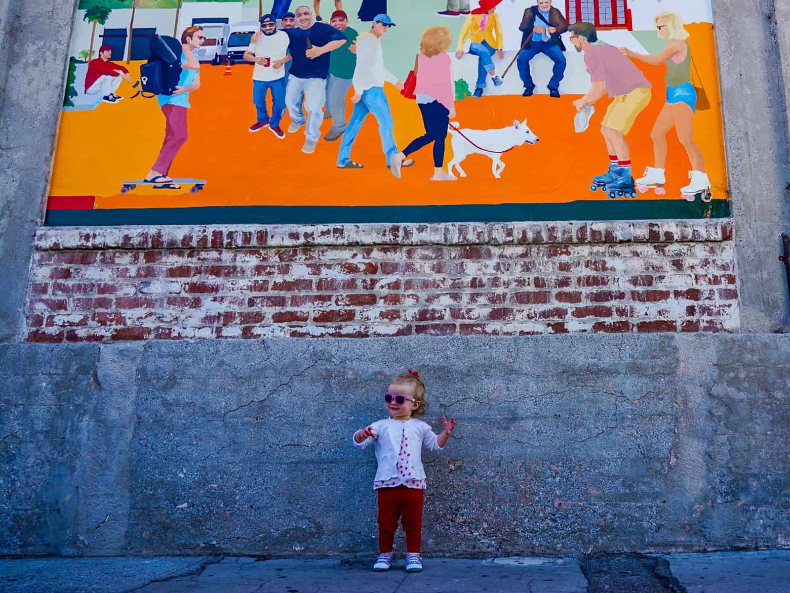 funk zone graffiti wall - weekend guide to Santa Barbara with kids