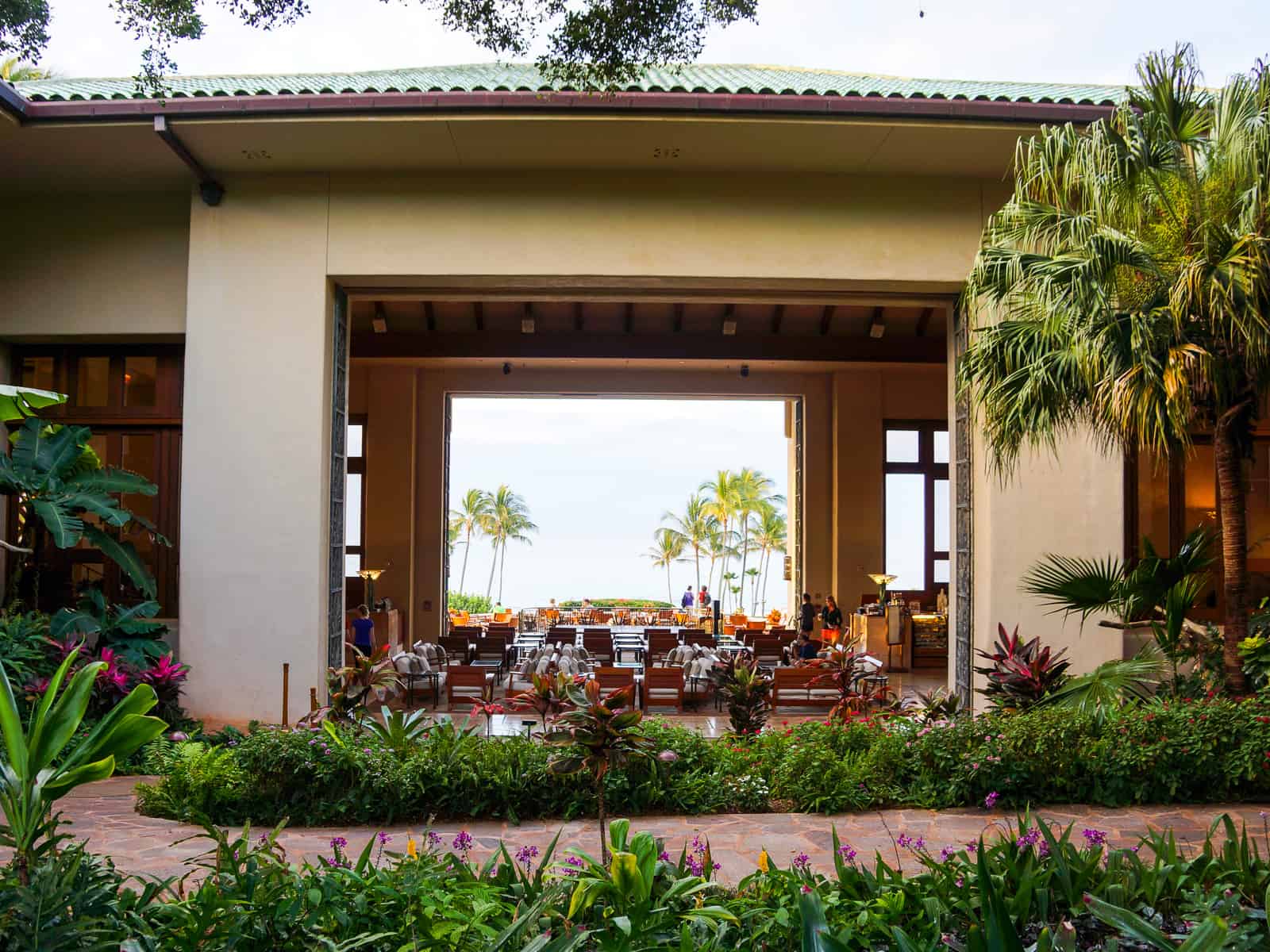 lobby of grand hyatt kauai