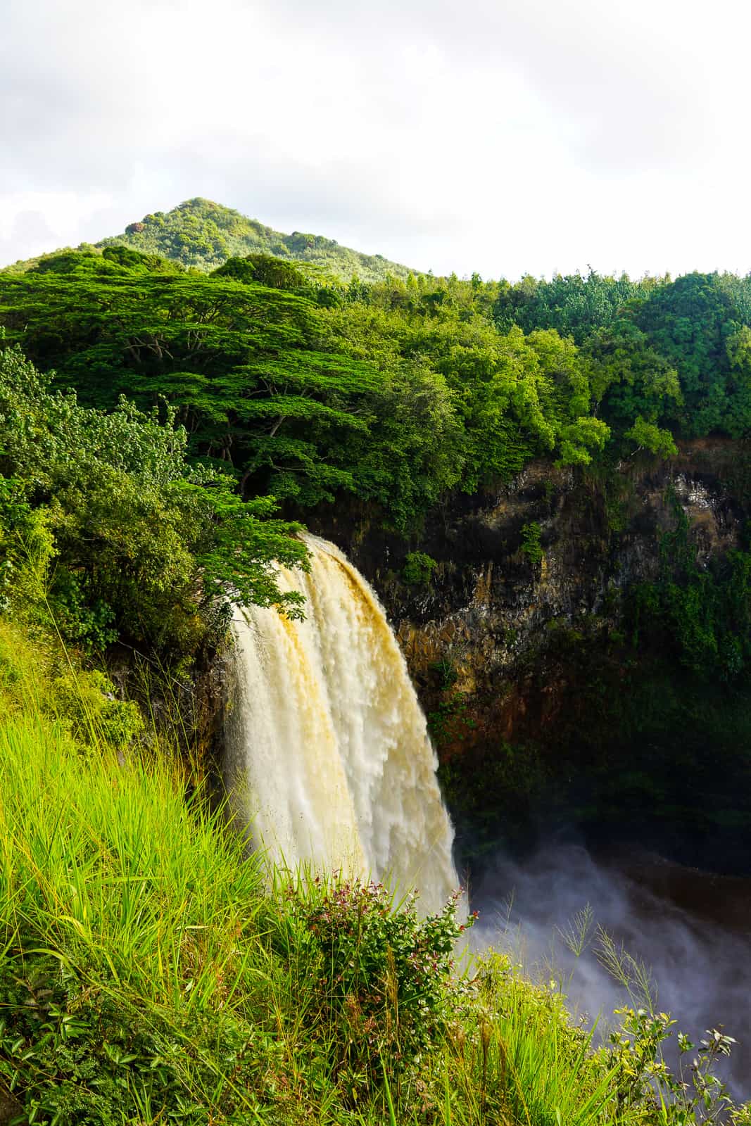 waterfall in kauai