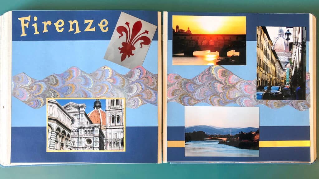how to make a travel journal scrapbook