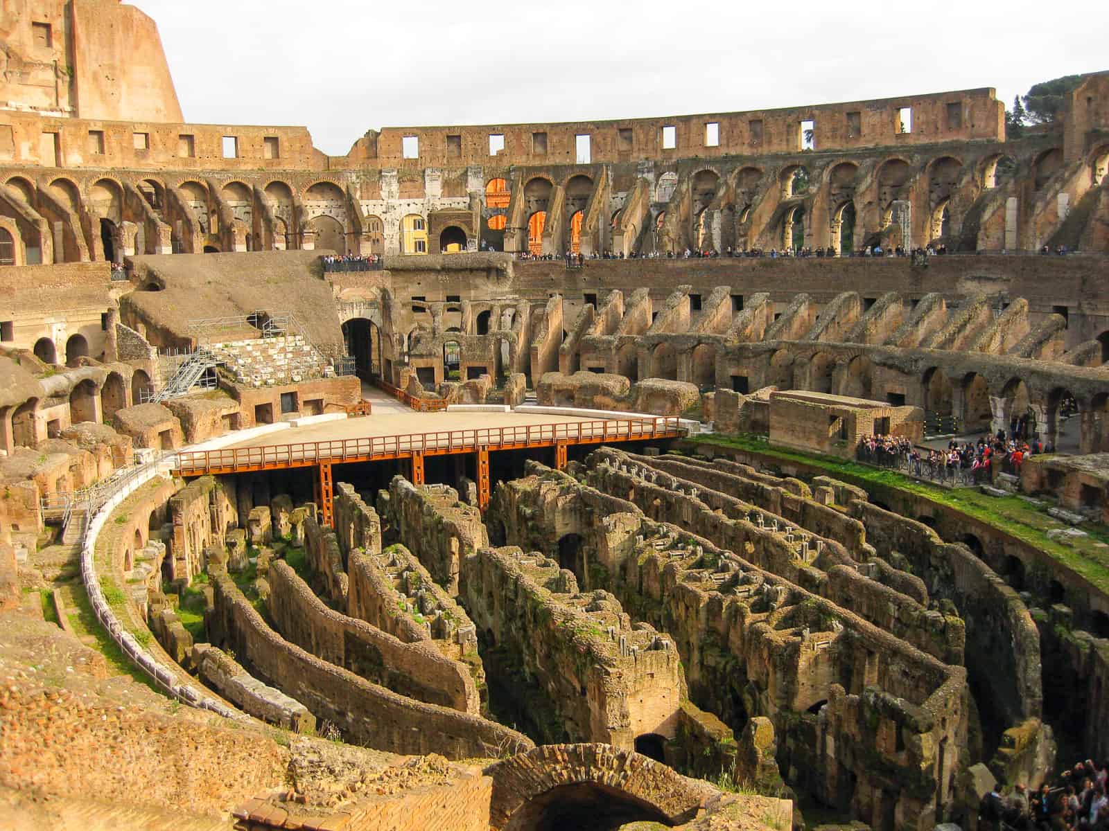 interior colosseum - ultimate Rome travel guide