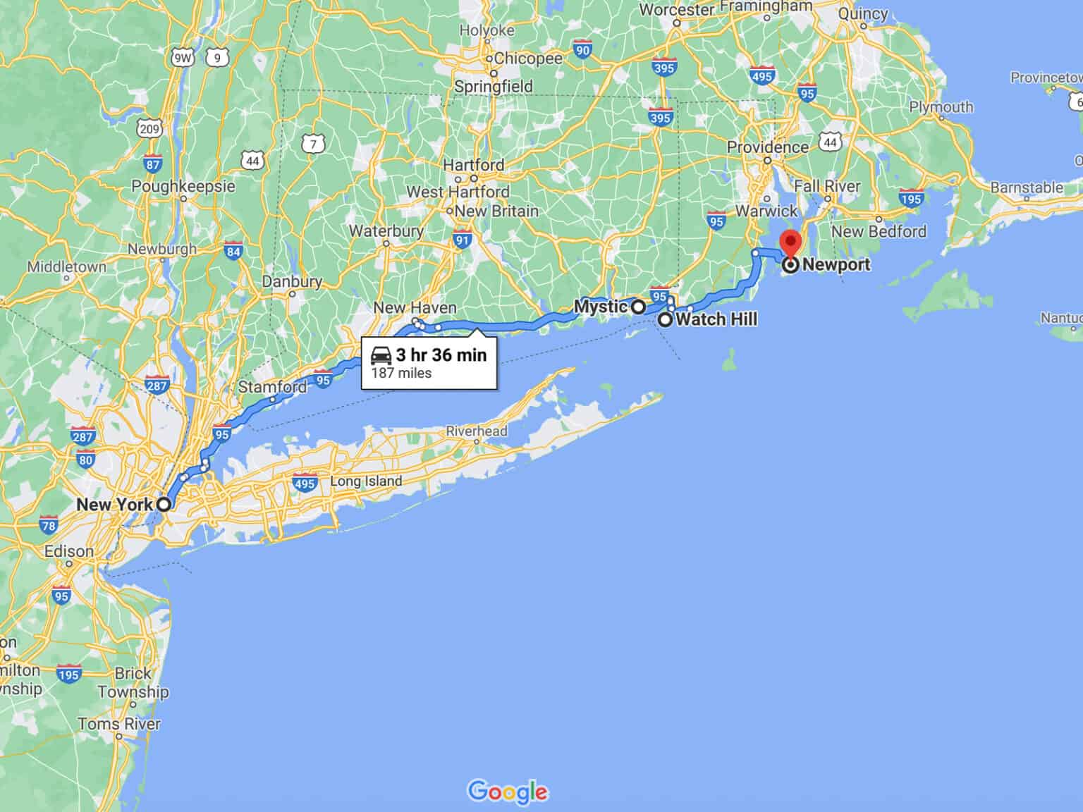 places to visit driving distance from nyc
