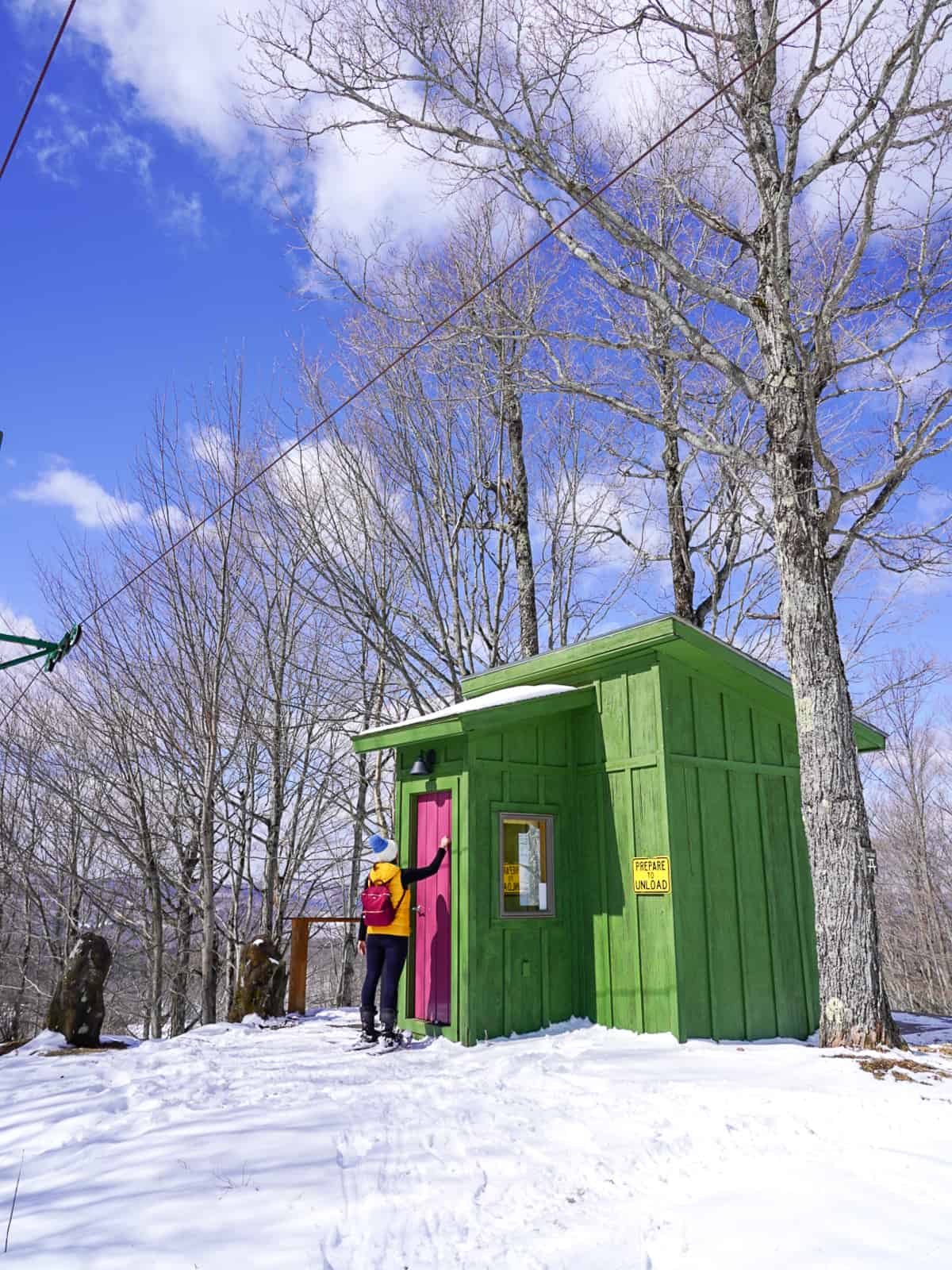 lift shack - romantic Vermont getaway twin farms