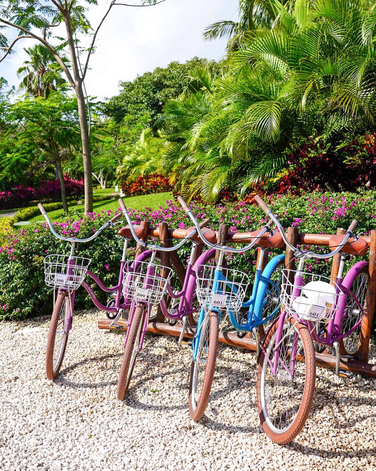 bikes at rosewood mayakoba luxury family resort
