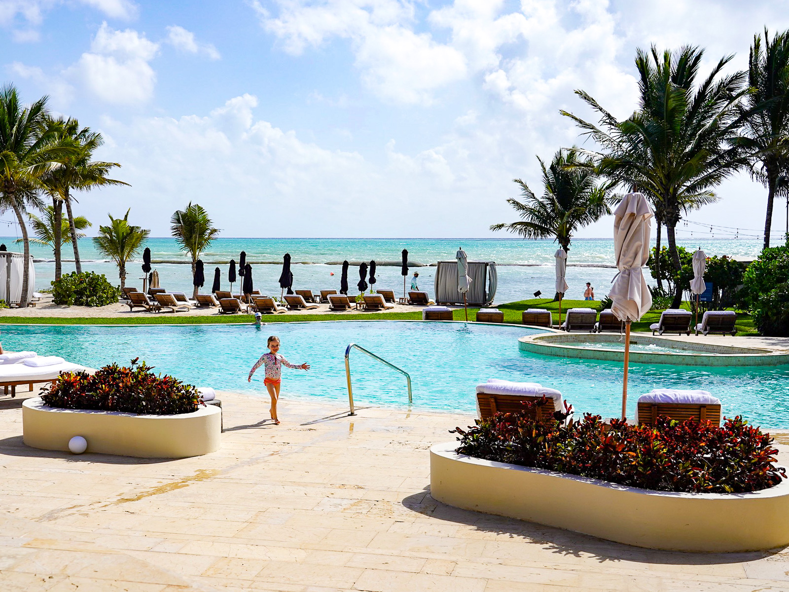 Punta Bonita pool - rosewood mayakoba luxury family resort