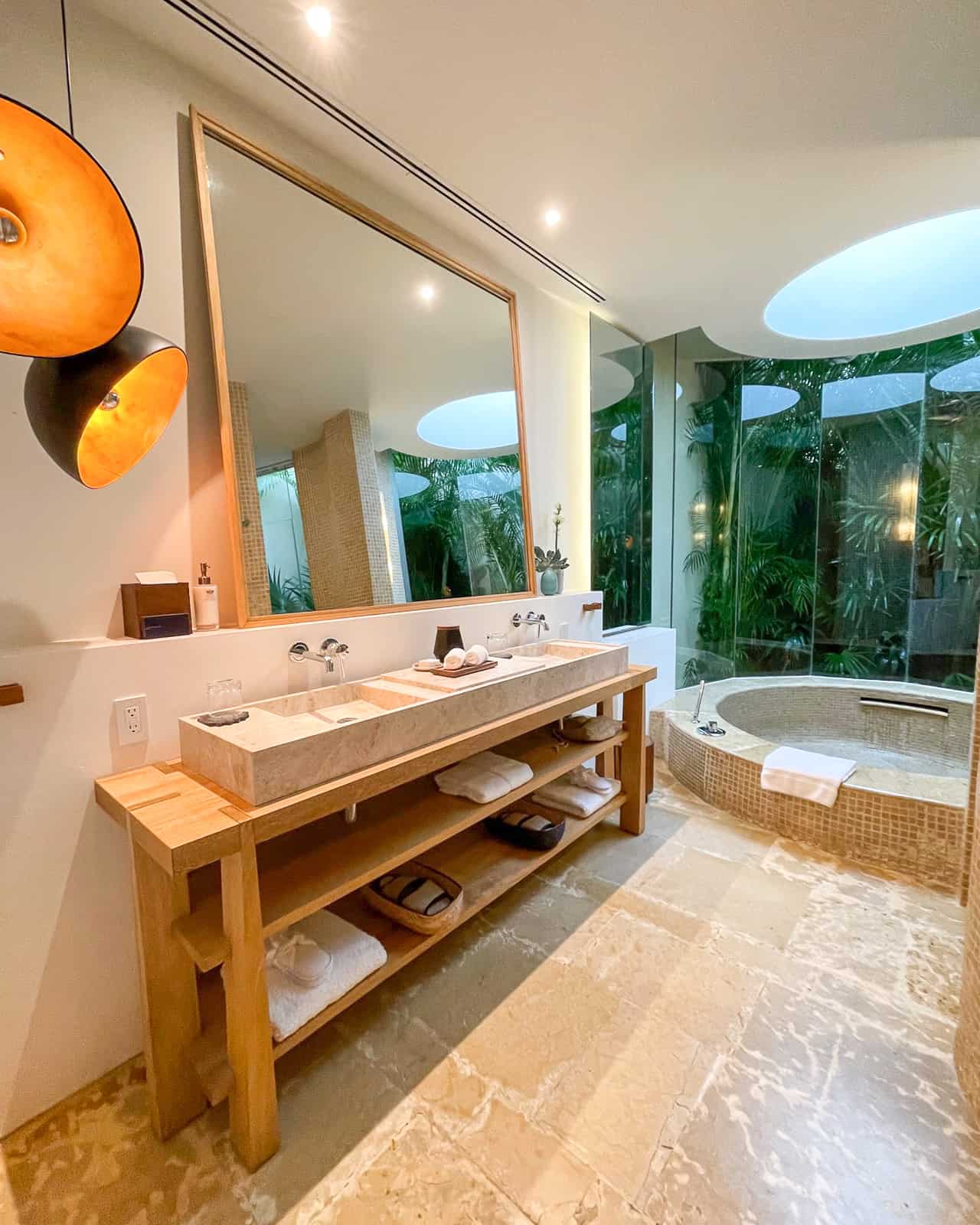 bathroom rosewood mayakoba luxury family resort