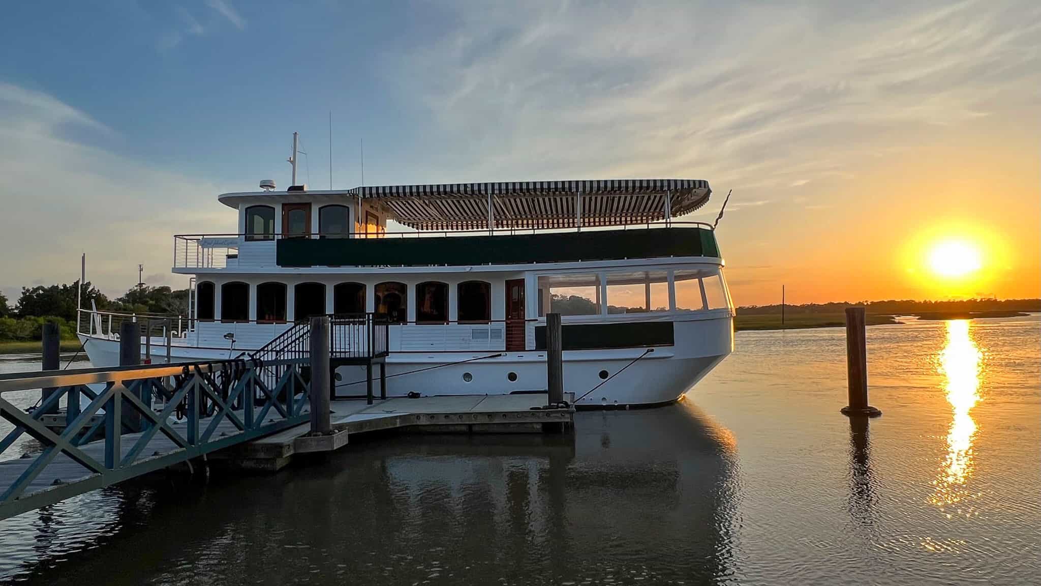 river boat at sea island - luxury spring break destinations for families