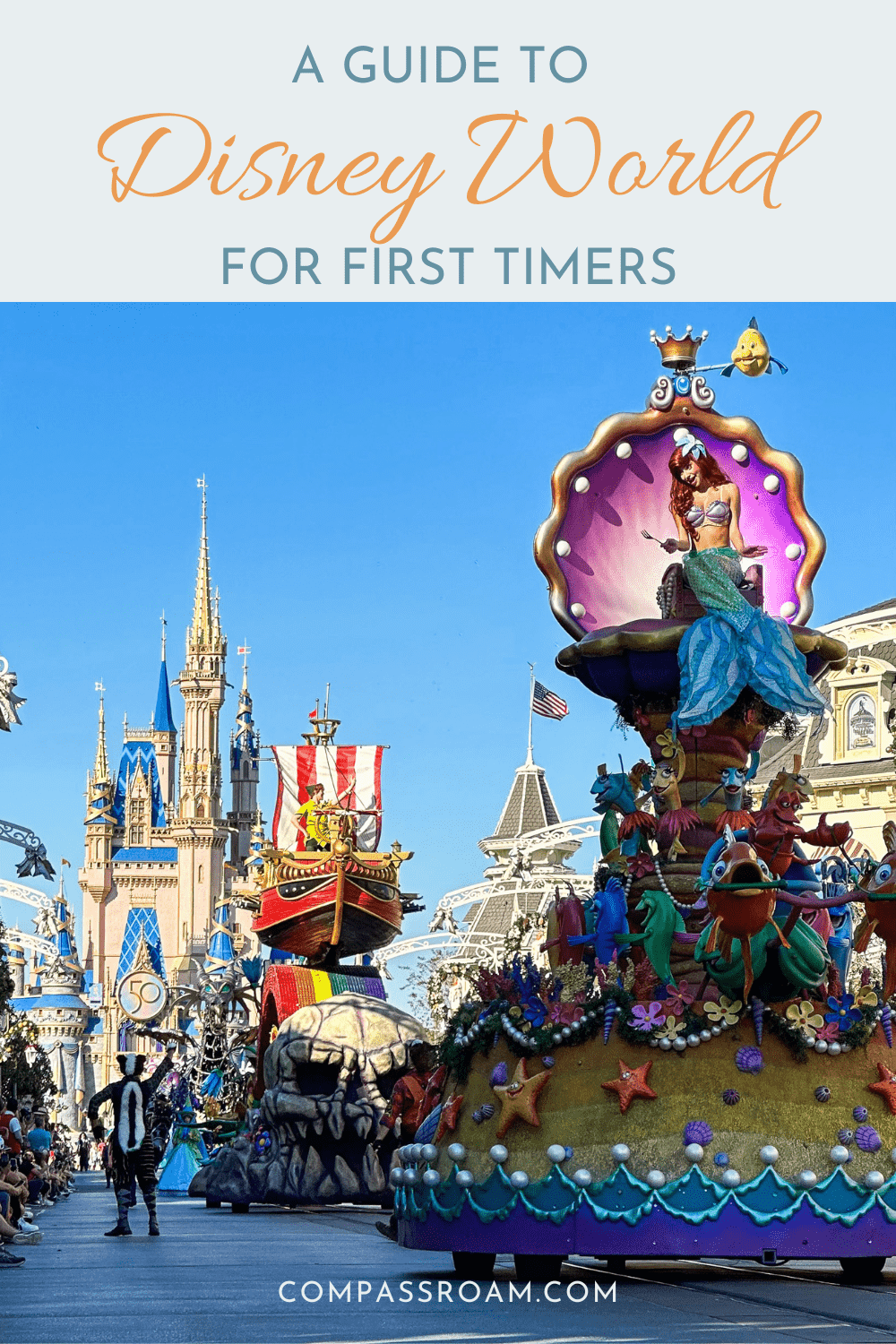 Pinterest image - Disney World first timers