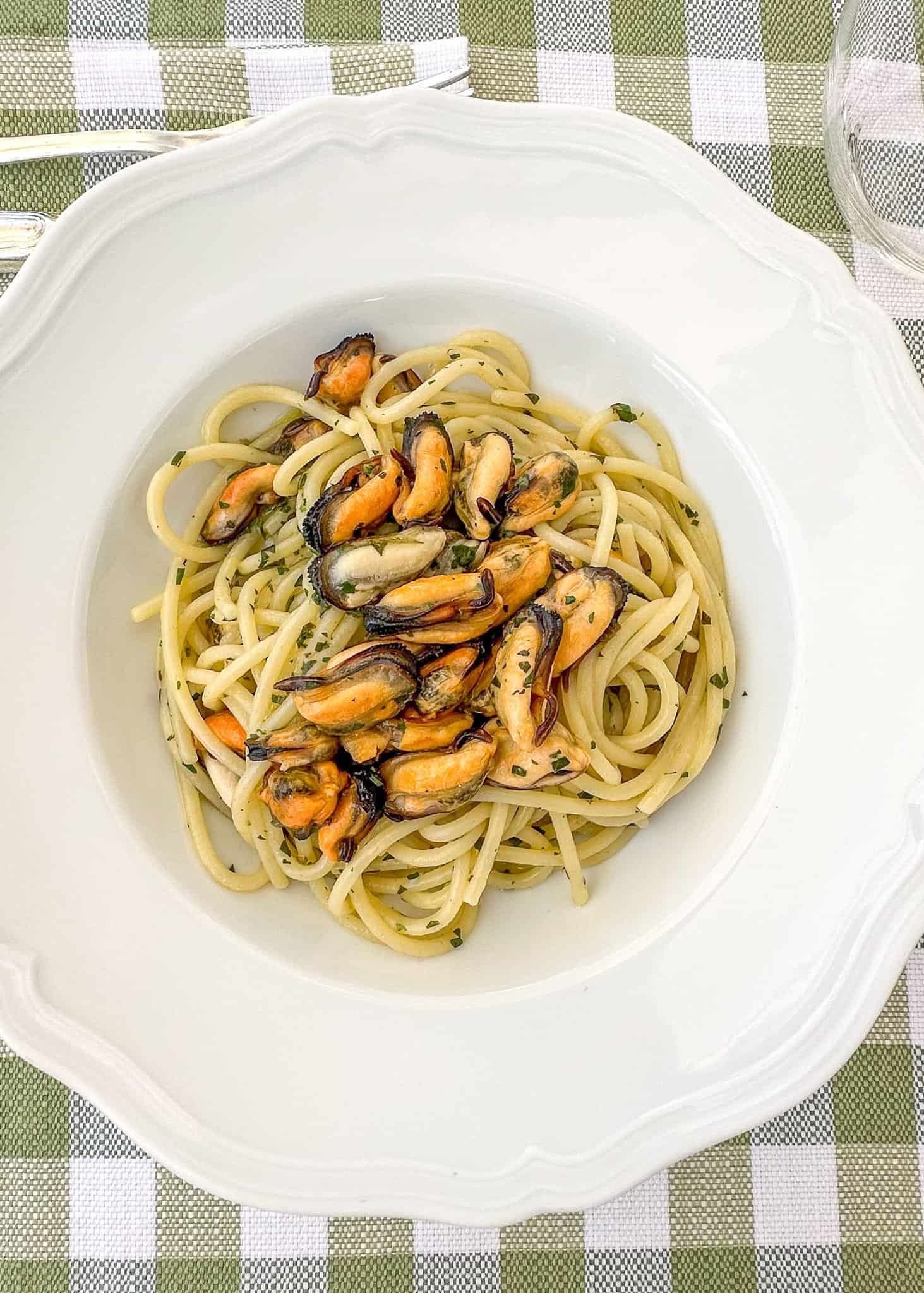 spagehetti with mussels puglia