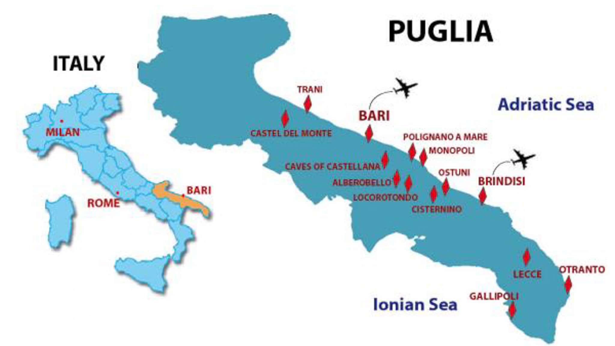 map of puglia region